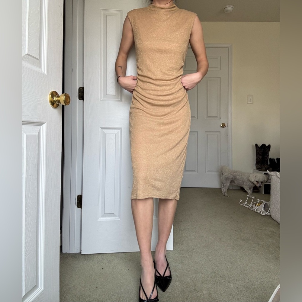 Elegant Gold Dress